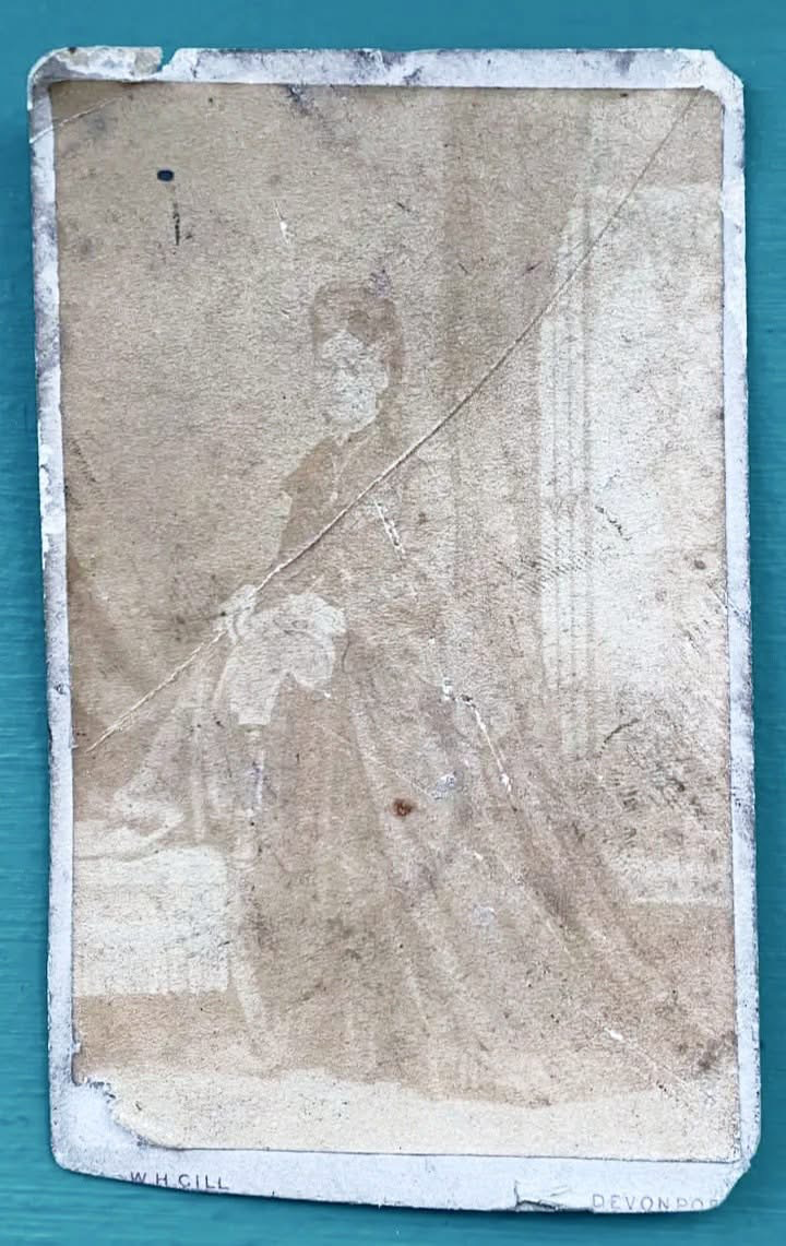 Severely damaged photo restoration - Before